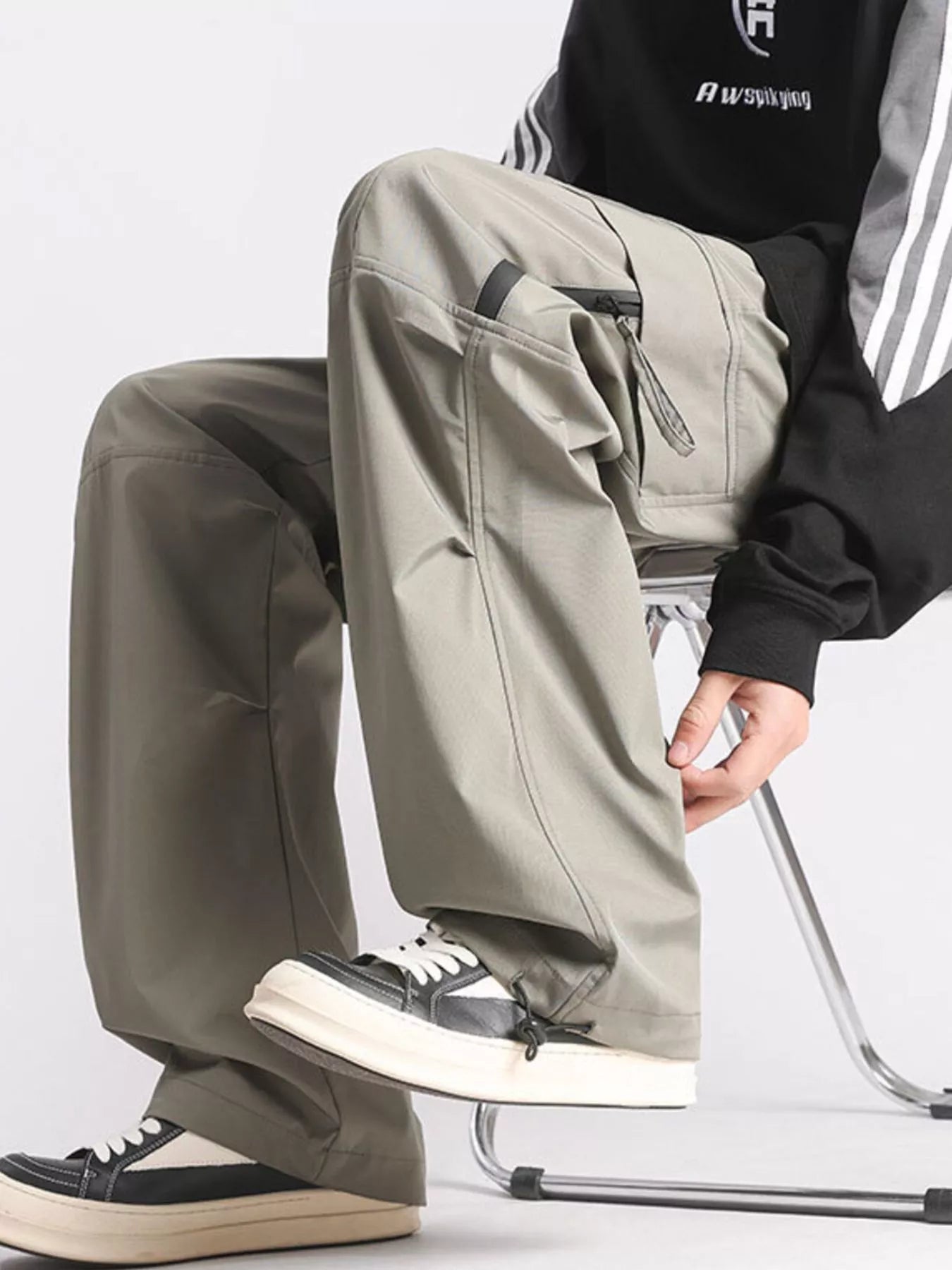 Men's Plus Size Loose Fit Cargo Pants