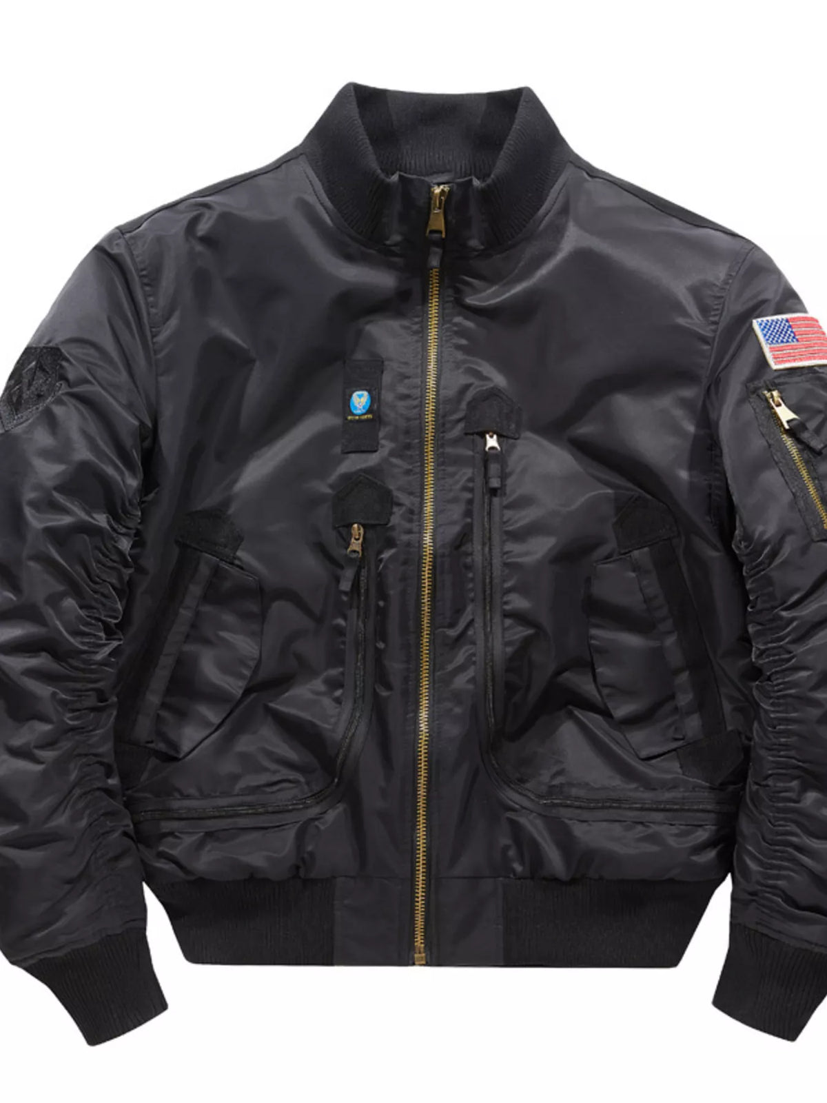 Men's Plus Size Zip Up Long Sleeve Jacket