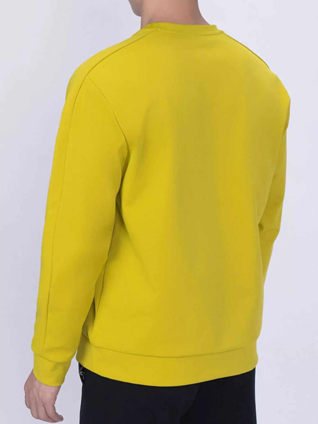 Men's Plus Size Round Neck Long Sleeve Sweatshirt