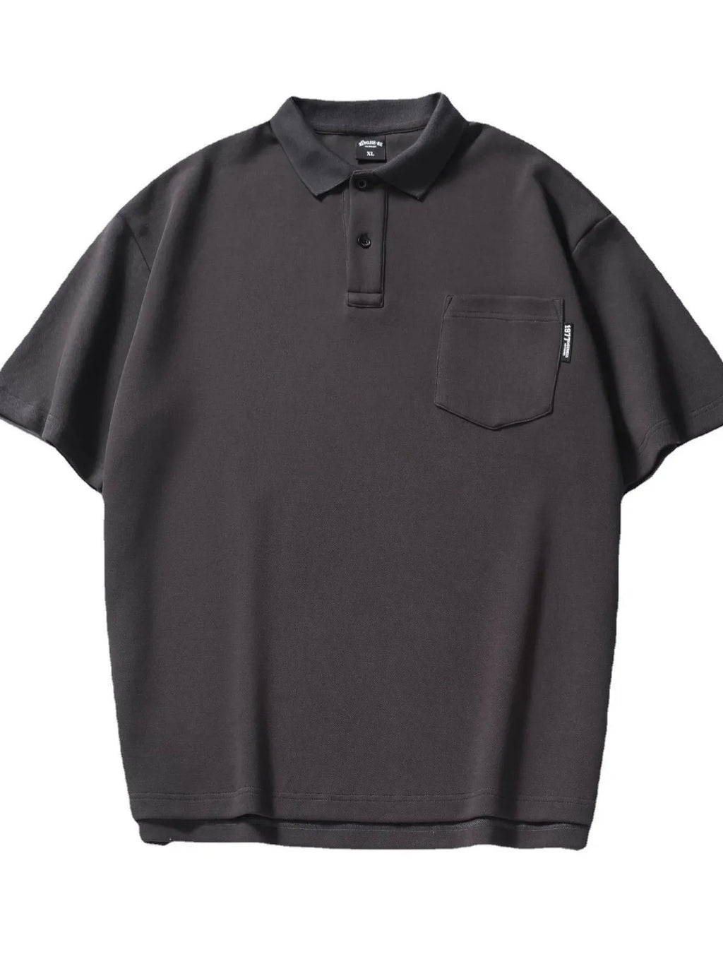 Men's Plus Size Button Detail Short Sleeve Polo