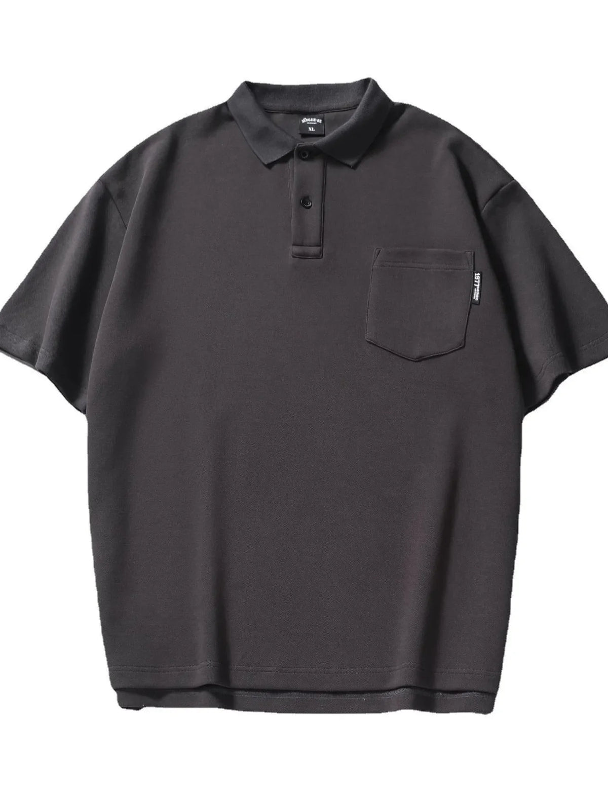 Men's Plus Size Button Detail Short Sleeve Polo