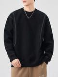 Men's Plus Size Crew Neck Long Sleeve Sweatshirt