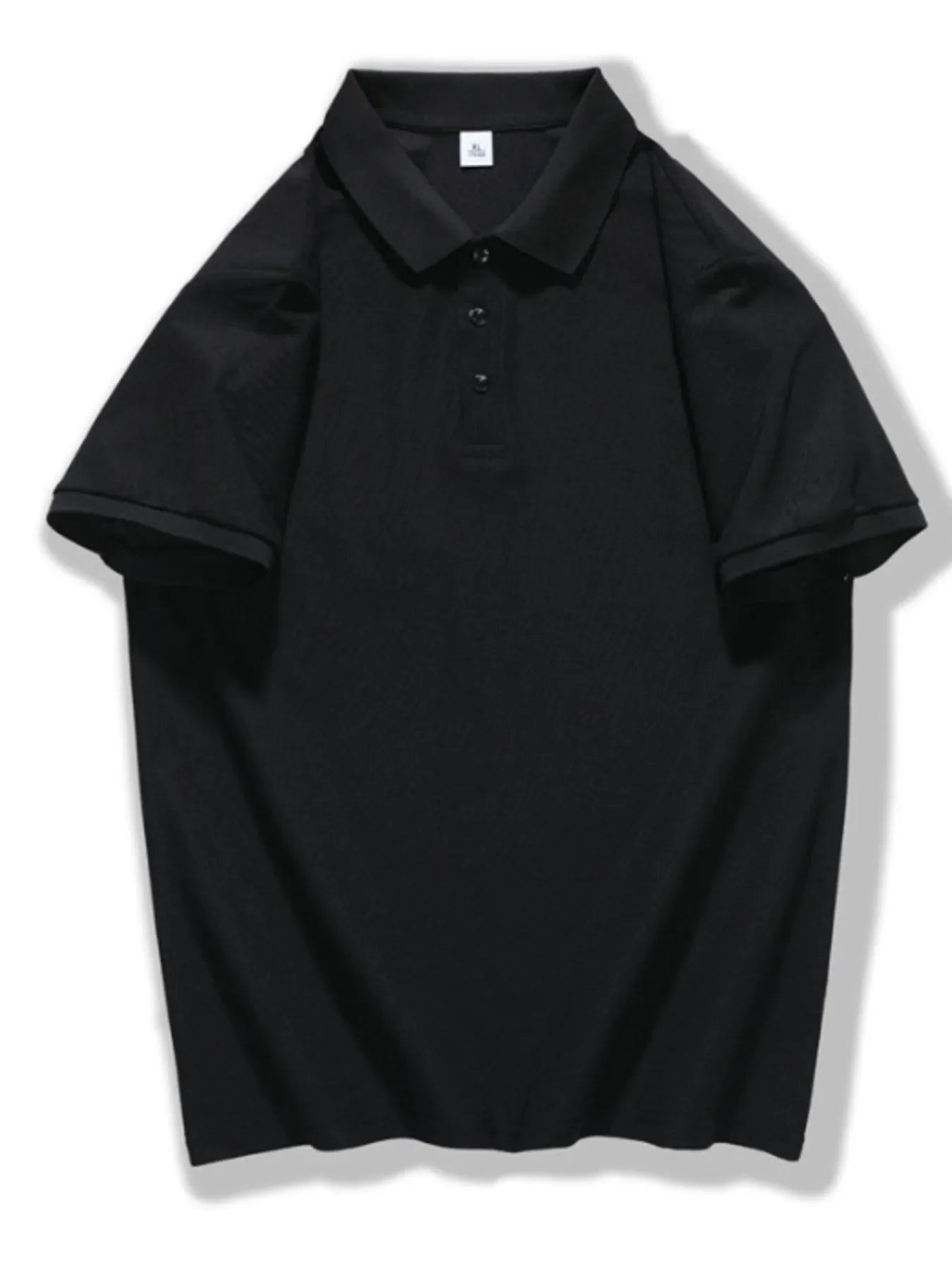 Men's Plus Size Casual Solid Color Polo Shirt
