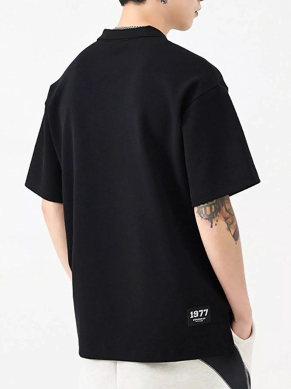 Men's Plus Size Button Detail Short Sleeve Polo
