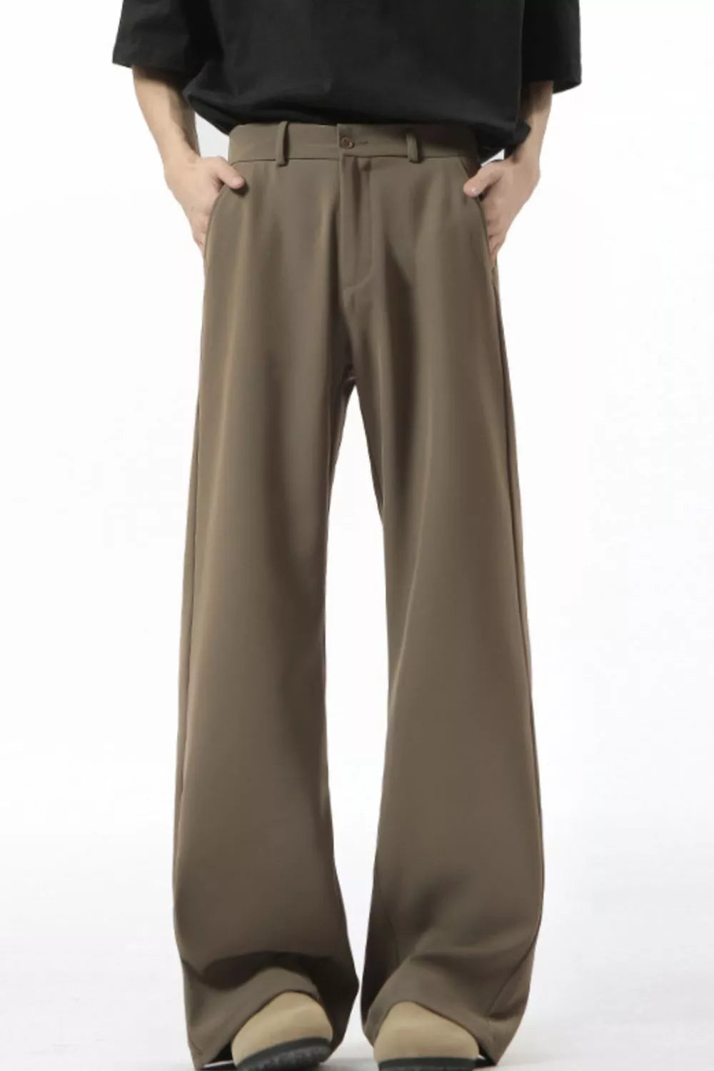 Men's Full Size Wide Leg Pants Plus Size