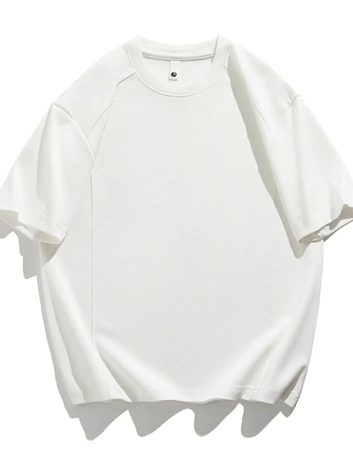 Men's Plus Size Solid Color Casual T-Shirt