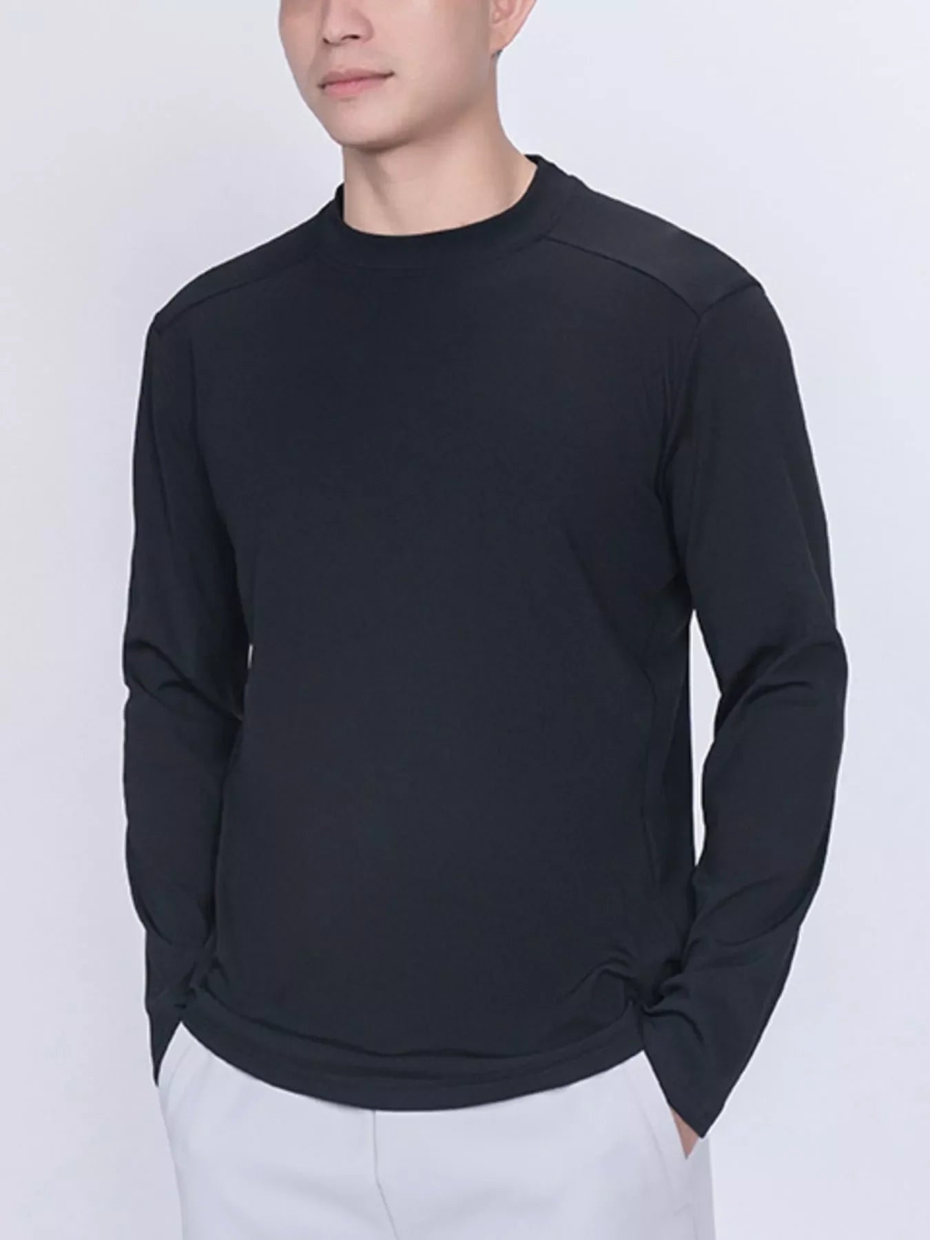 Men's Plus Size Long Sleeve T-Shirt