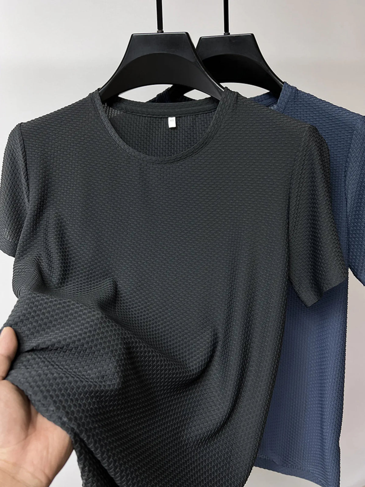 Men's Plus Size Round Neck Short Sleeve T-Shirt