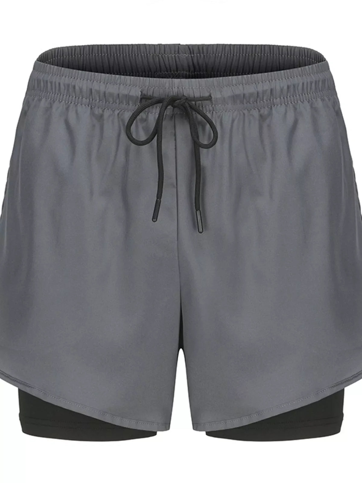 Men's Plus Size Drawstring Active Shorts