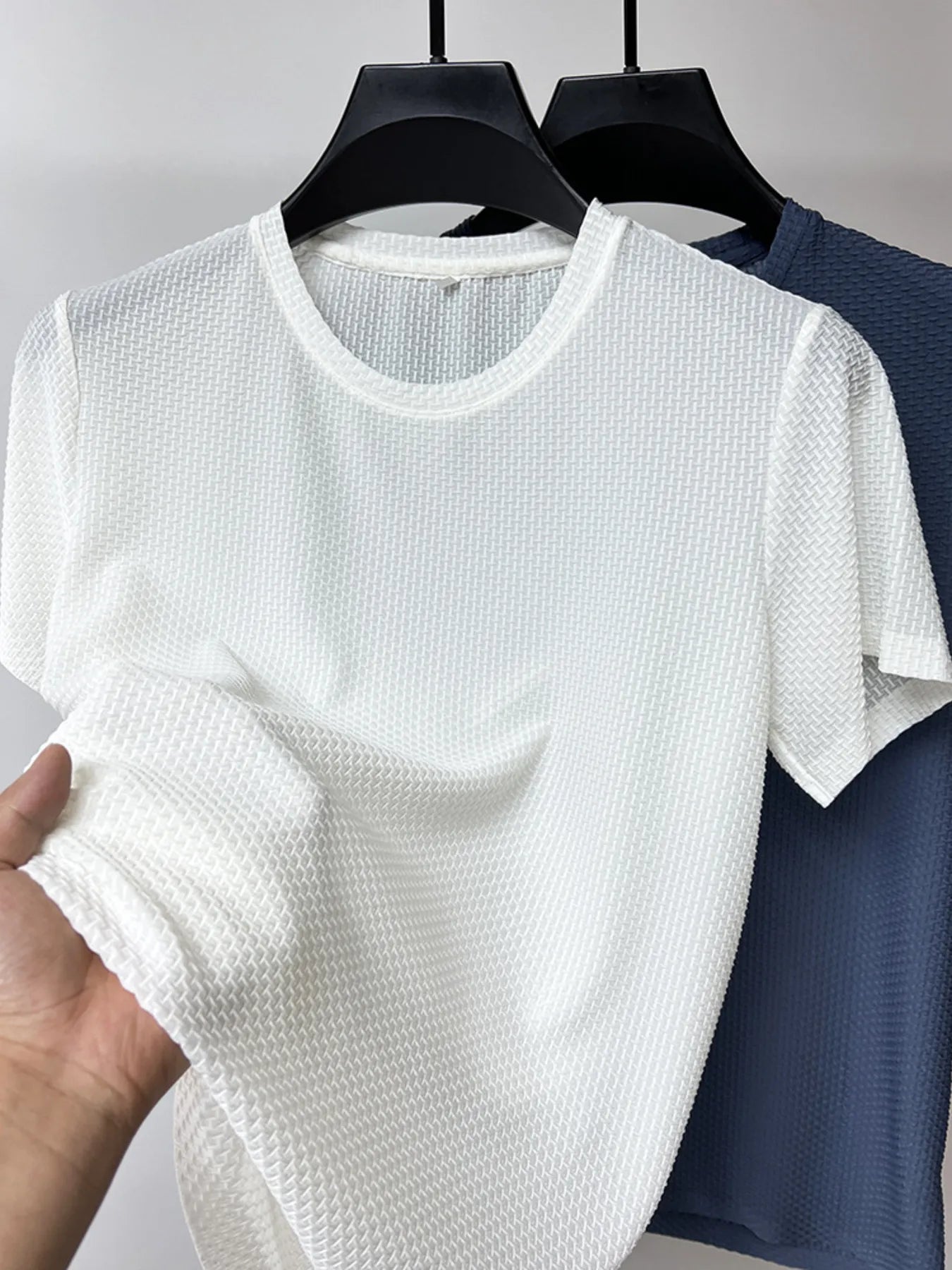 Men's Plus Size Round Neck Short Sleeve T-Shirt