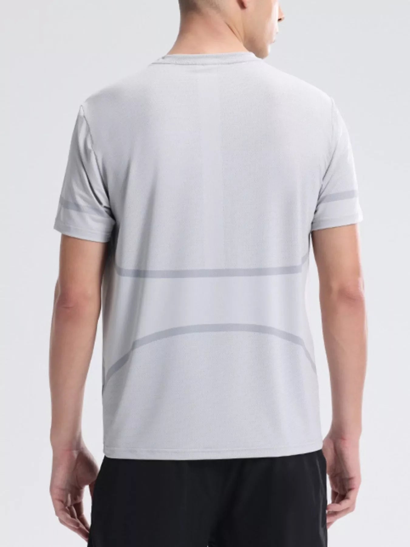 Men's Plus Size Round Neck Short Sleeve T-Shirt