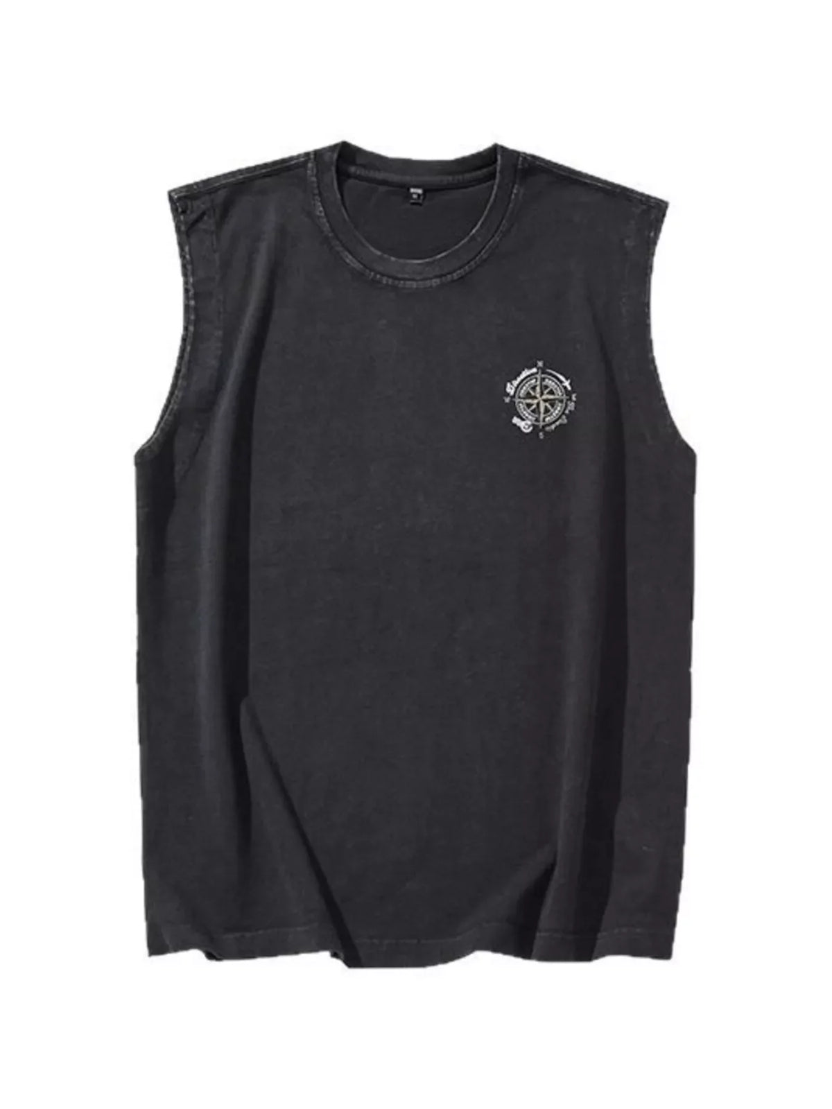 Men's Plus Size Round Neck Tank