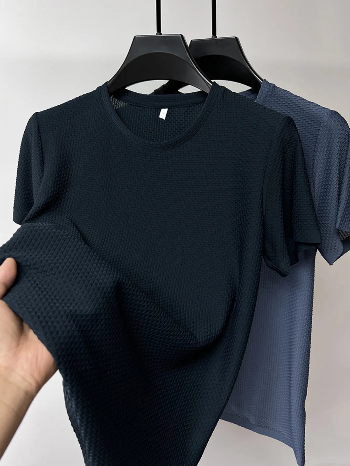 Men's Plus Size Round Neck Short Sleeve T-Shirt