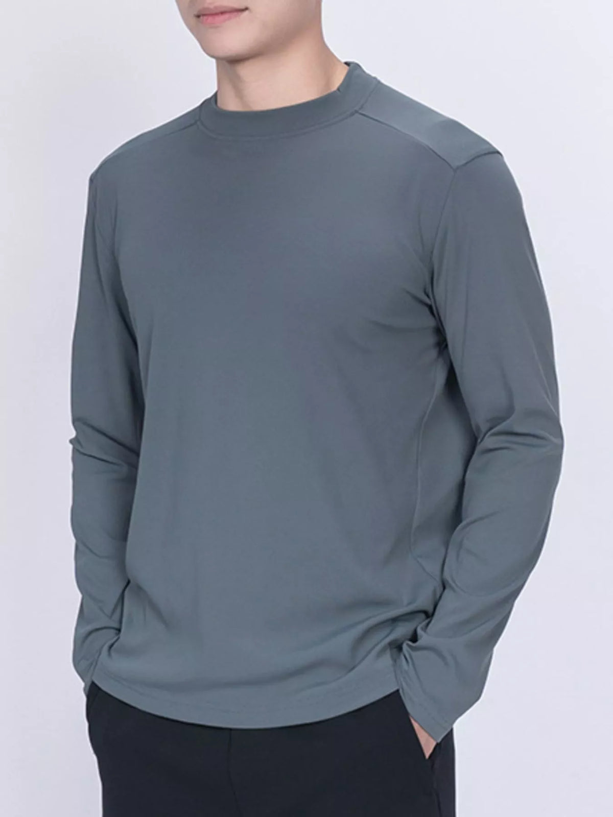 Men's Plus Size Long Sleeve T-Shirt