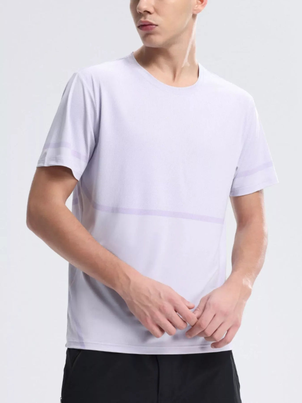 Men's Plus Size Round Neck Short Sleeve T-Shirt