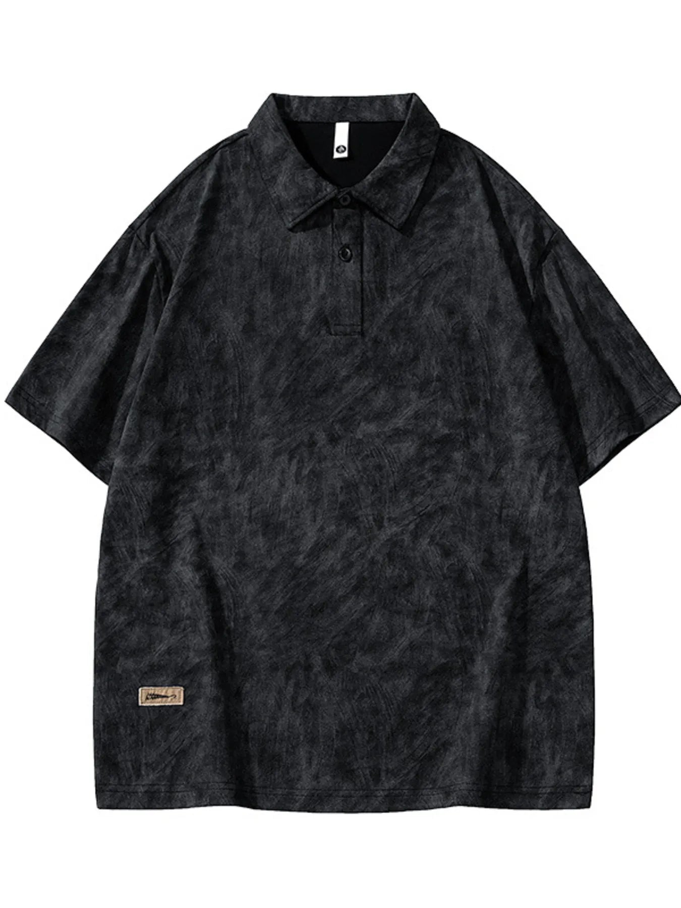 Men's Plus Size Button Detail Short Sleeve Polo