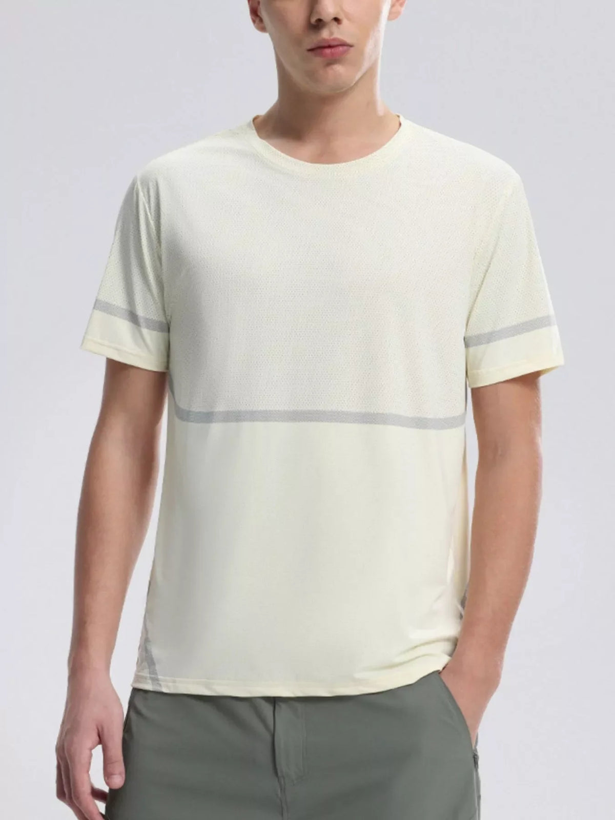 Men's Plus Size Round Neck Short Sleeve T-Shirt