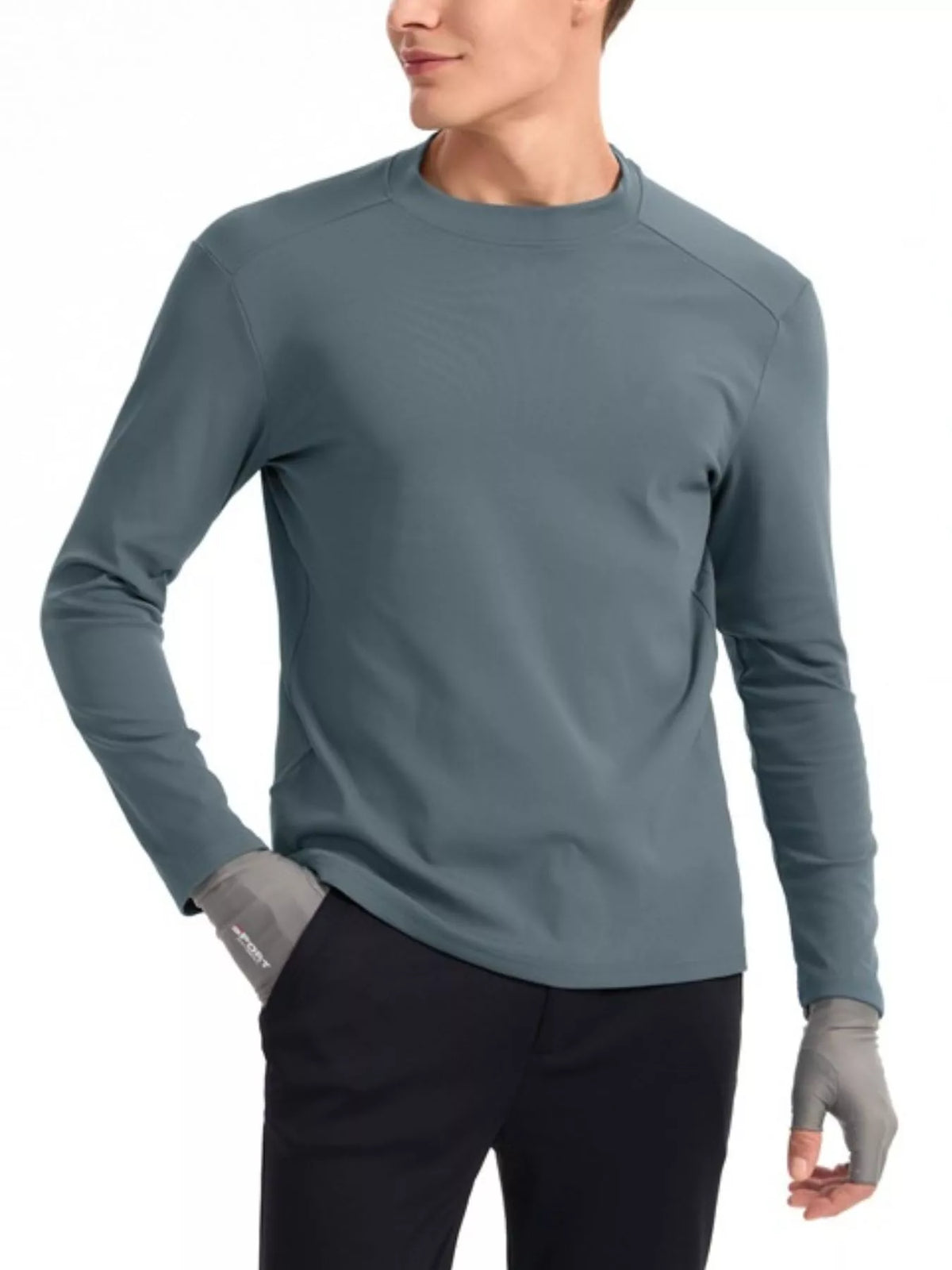 Men's Plus Size Long Sleeve T-Shirt