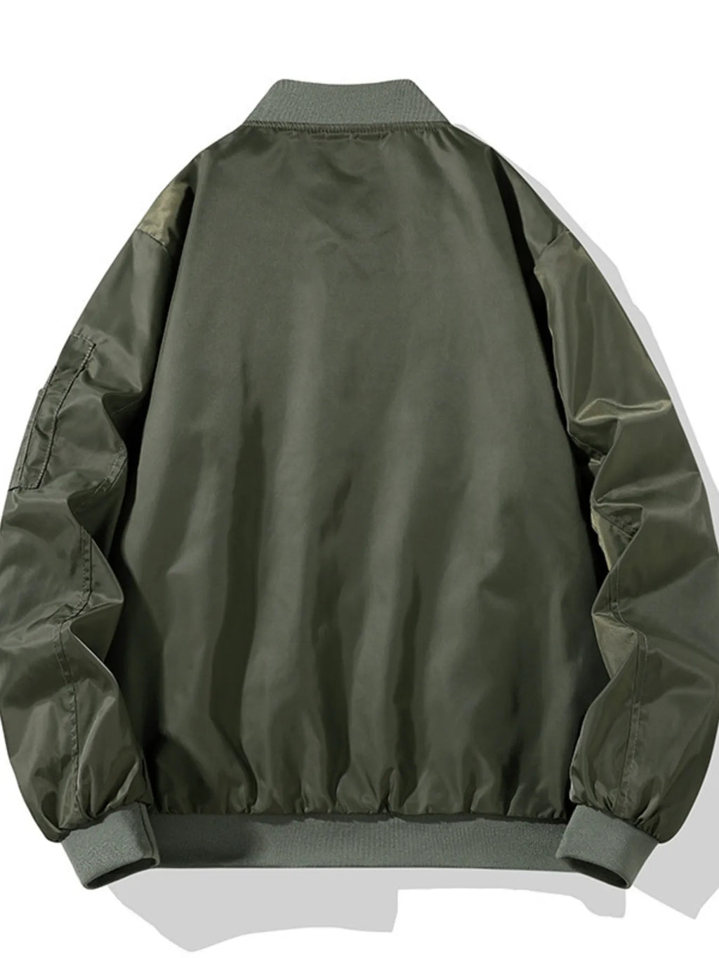 Men's Plus Size Zip Up Long Sleeve Jacket