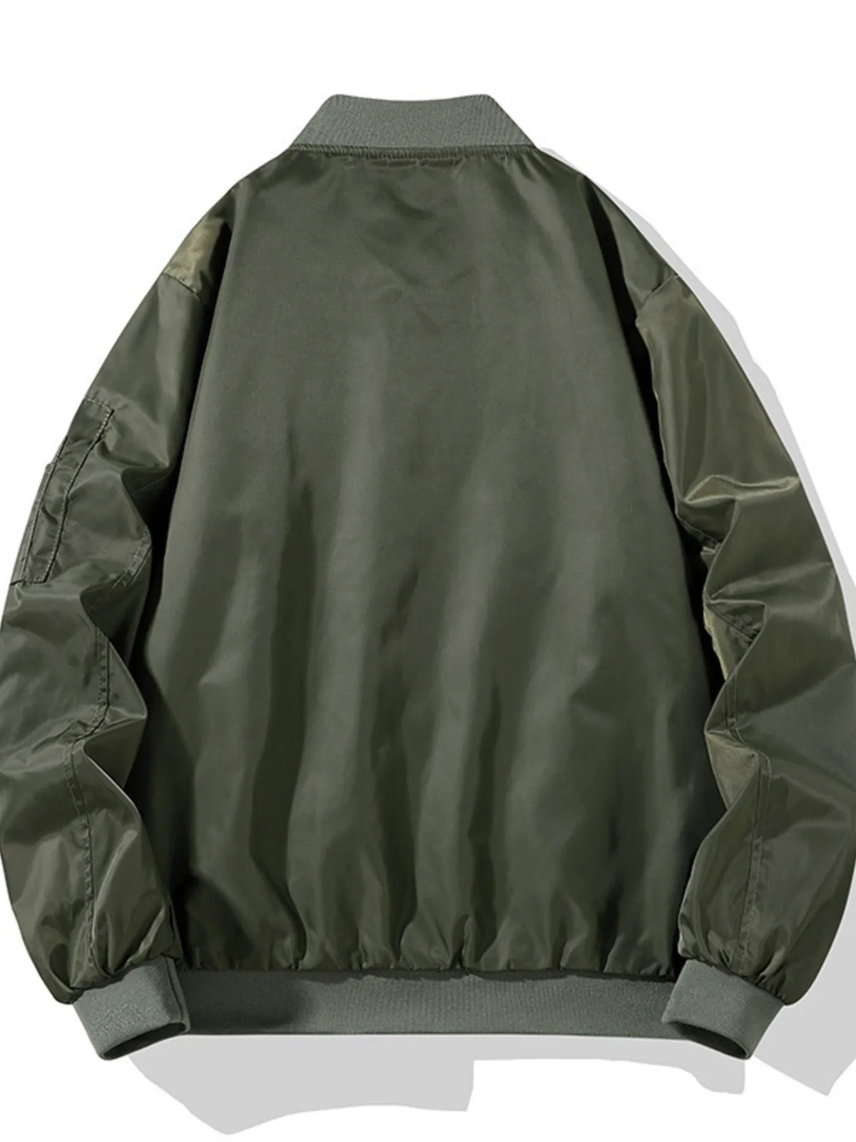 Men's Plus Size Zip Up Long Sleeve Jacket
