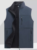 Men's Plus Size Zip Up Outdoor Vest
