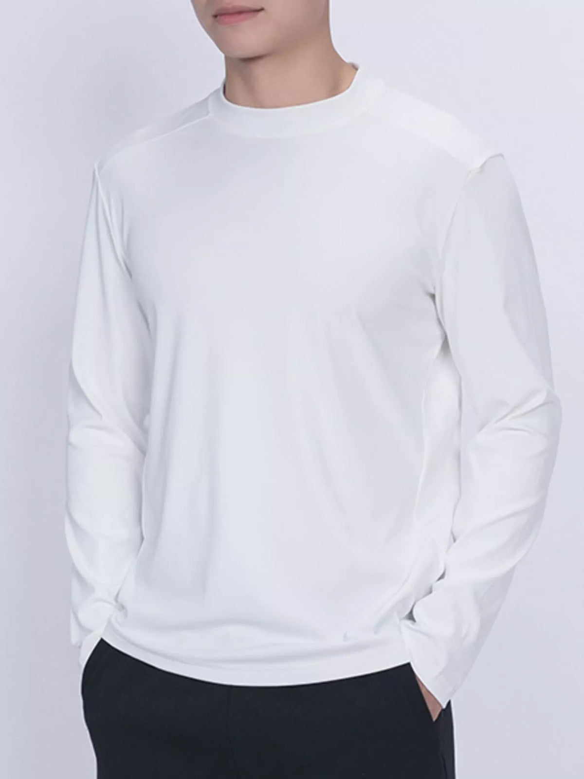 Men's Plus Size Long Sleeve T-Shirt