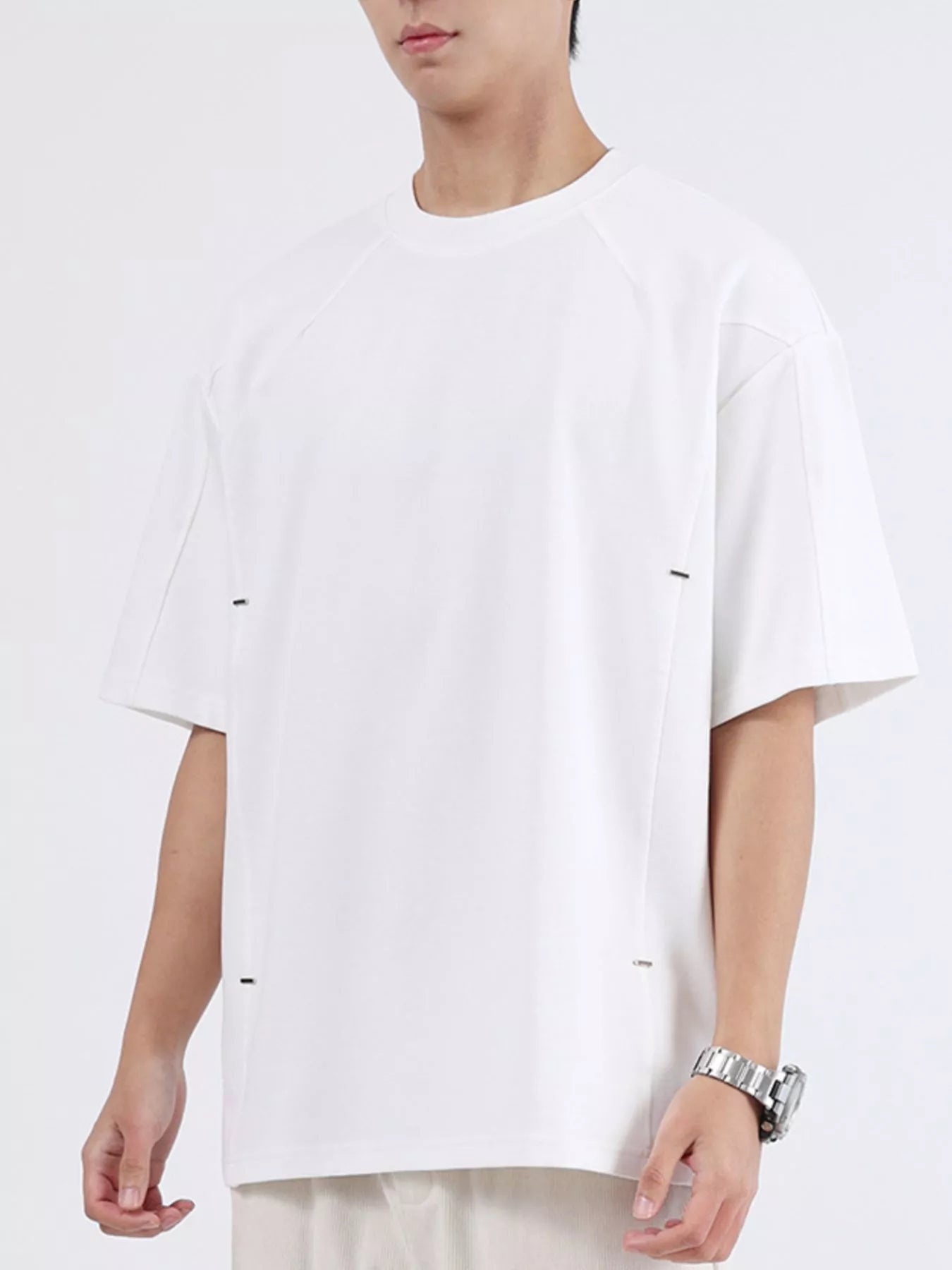 Men's Plus Size Half Sleeve Oversized T-Shirt