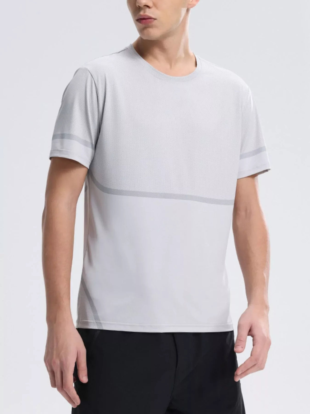 Men's Plus Size Round Neck Short Sleeve T-Shirt