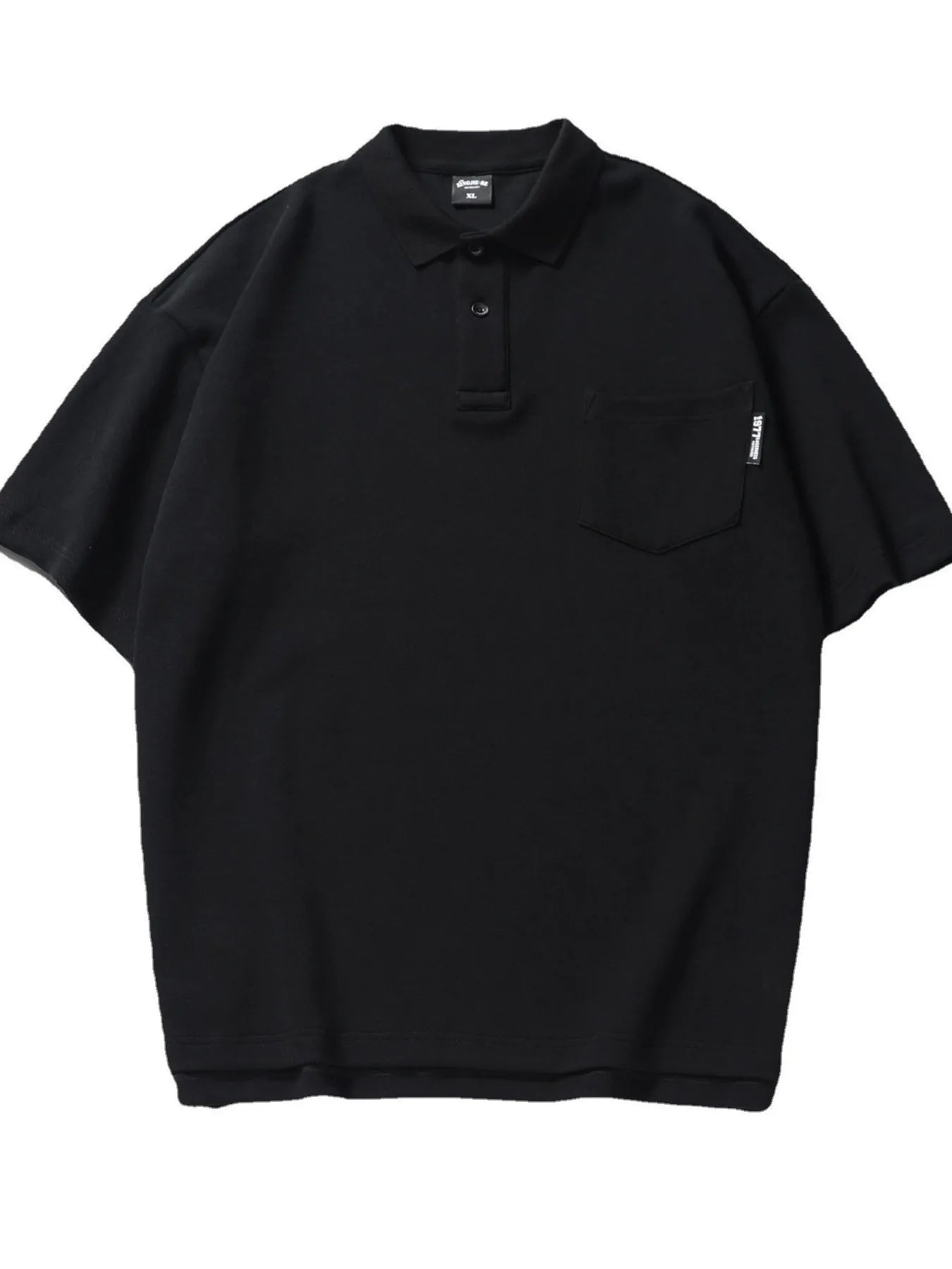 Men's Plus Size Button Detail Short Sleeve Polo