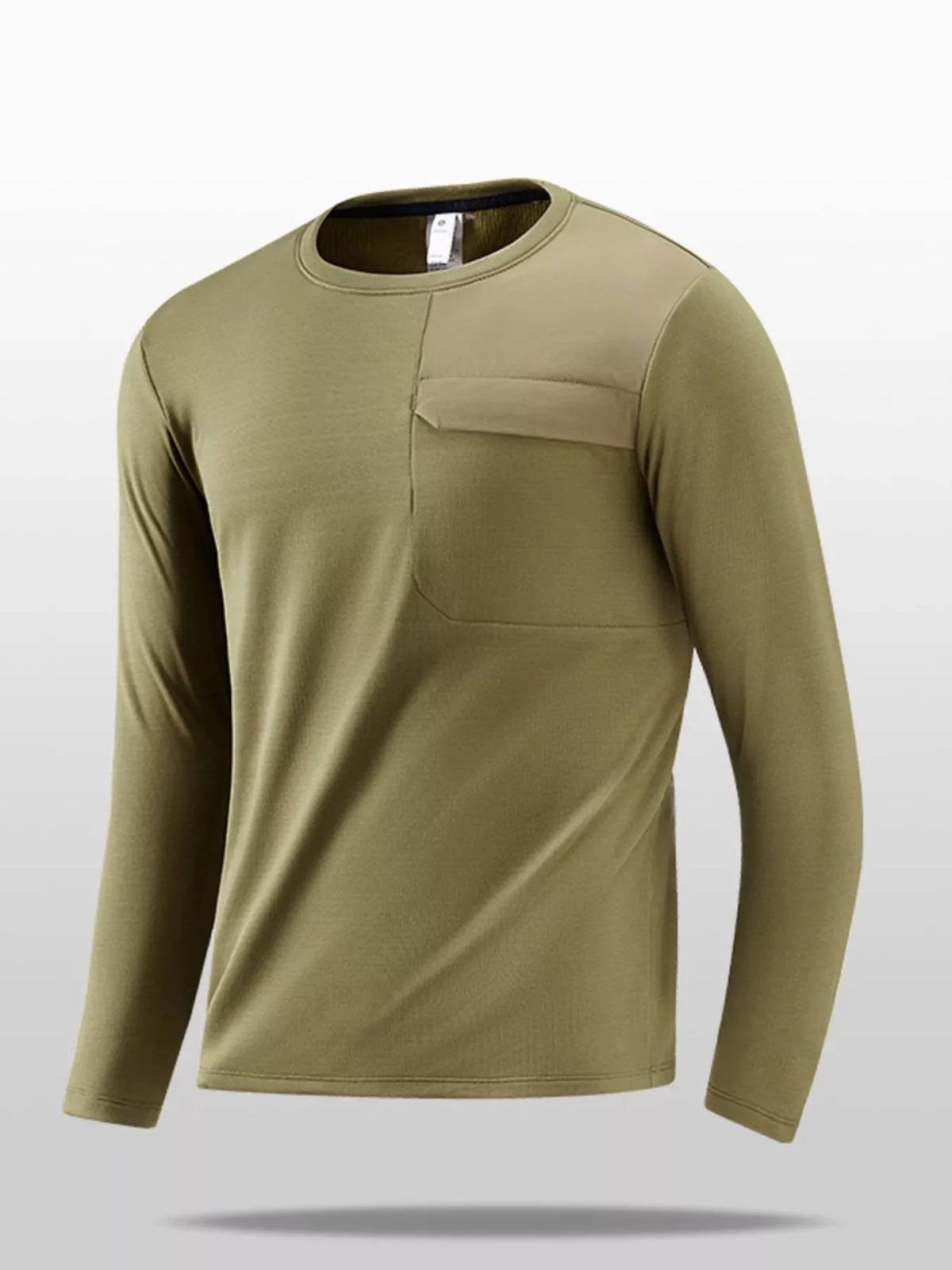 Men's Plus Size Casual Long Sleeve T-Shirt