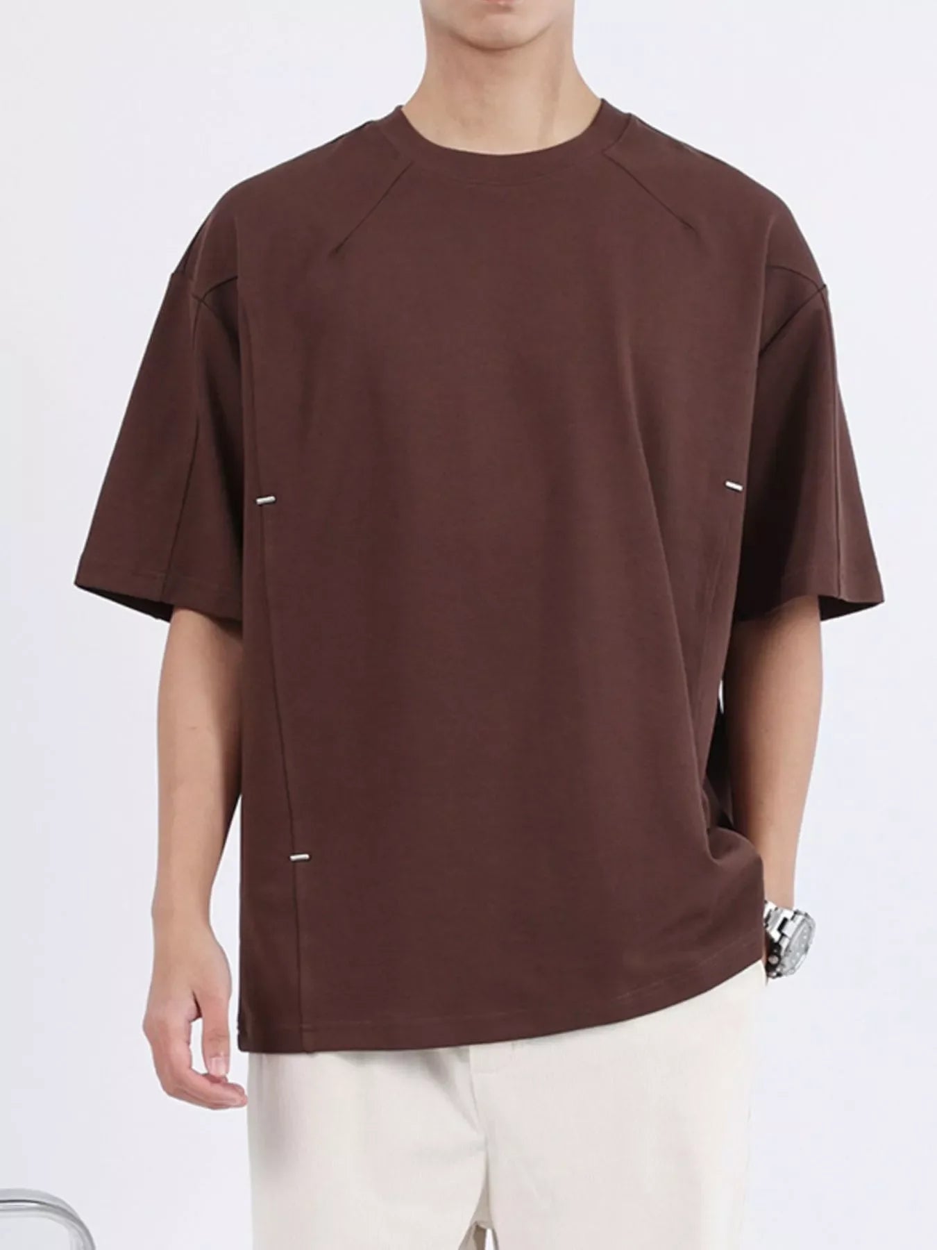 Men's Plus Size Half Sleeve Oversized T-Shirt