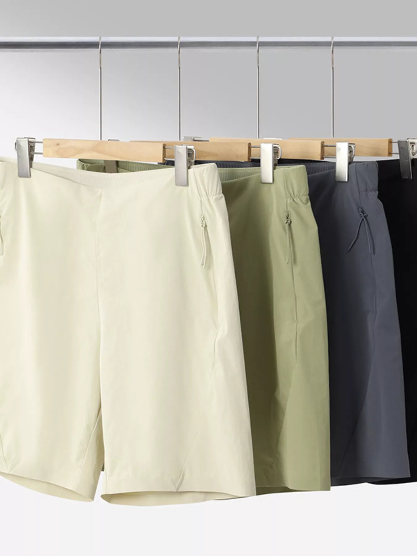 Men's Plus Size Elastic Waistband Lightweight Active Shorts
