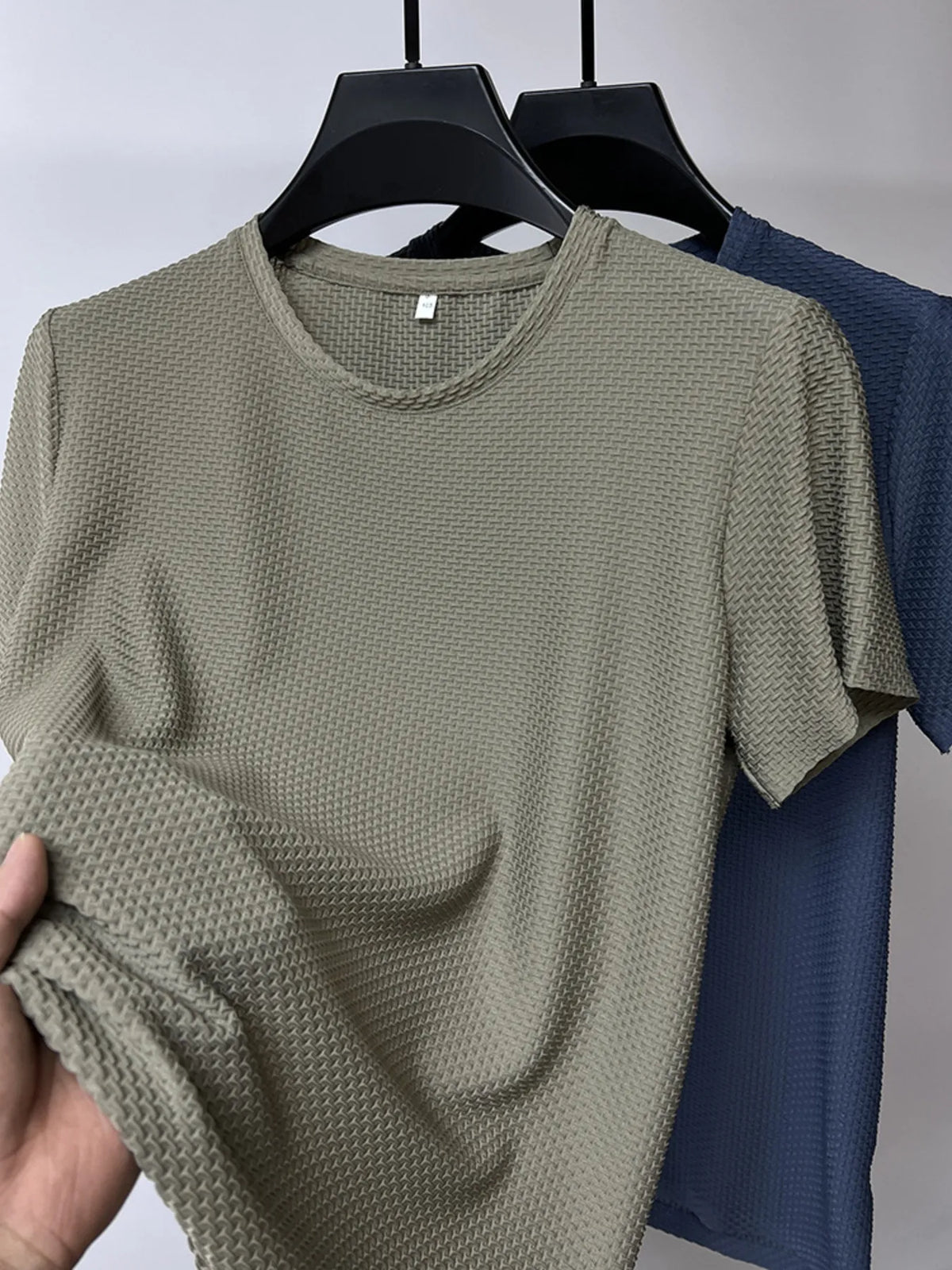 Men's Plus Size Round Neck Short Sleeve T-Shirt