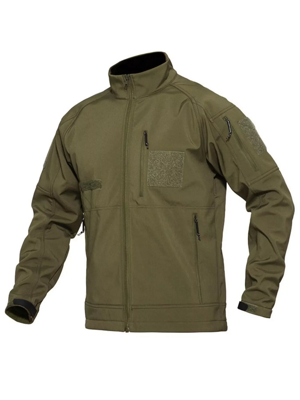 Men's Plus Size Zip Up Long Sleeve Jacket